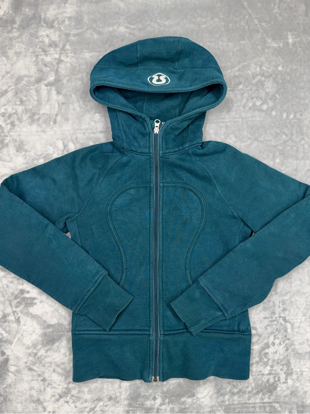 lululemon athletica Teal Full-Zip Hooded Sweatshirt